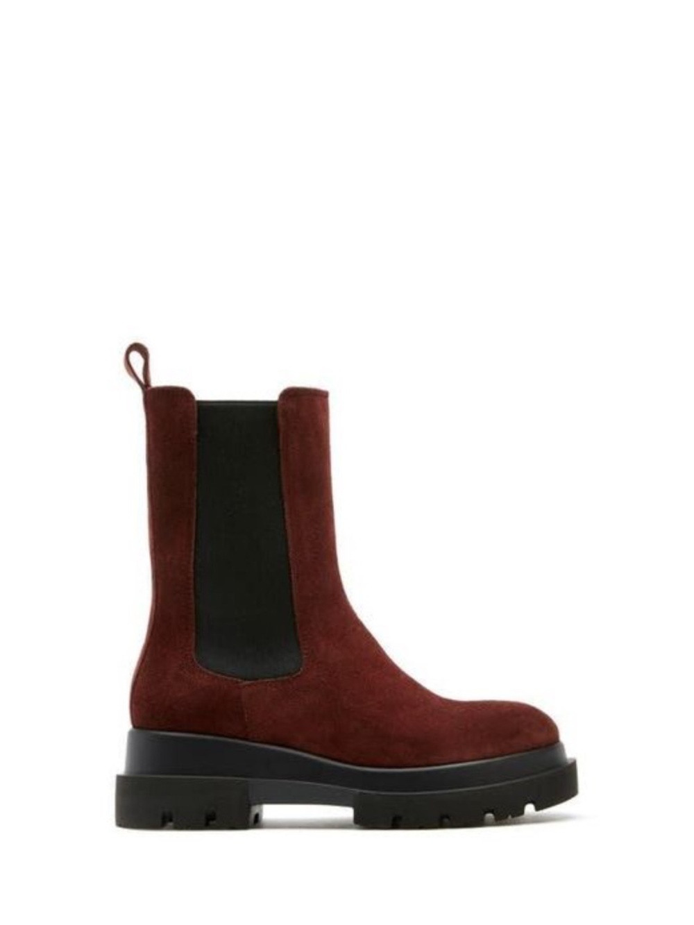 NEW LA CANADIENNE BLAISE CHELSEA BOOTS IN WOOD BURGUNDY 7